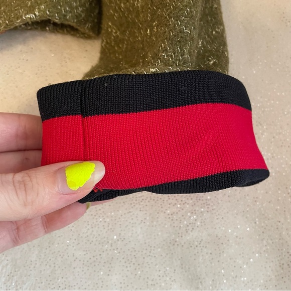 A New Day Green Metallic Wool Blend Lady Jacket ✨ - Picture 7 of 16